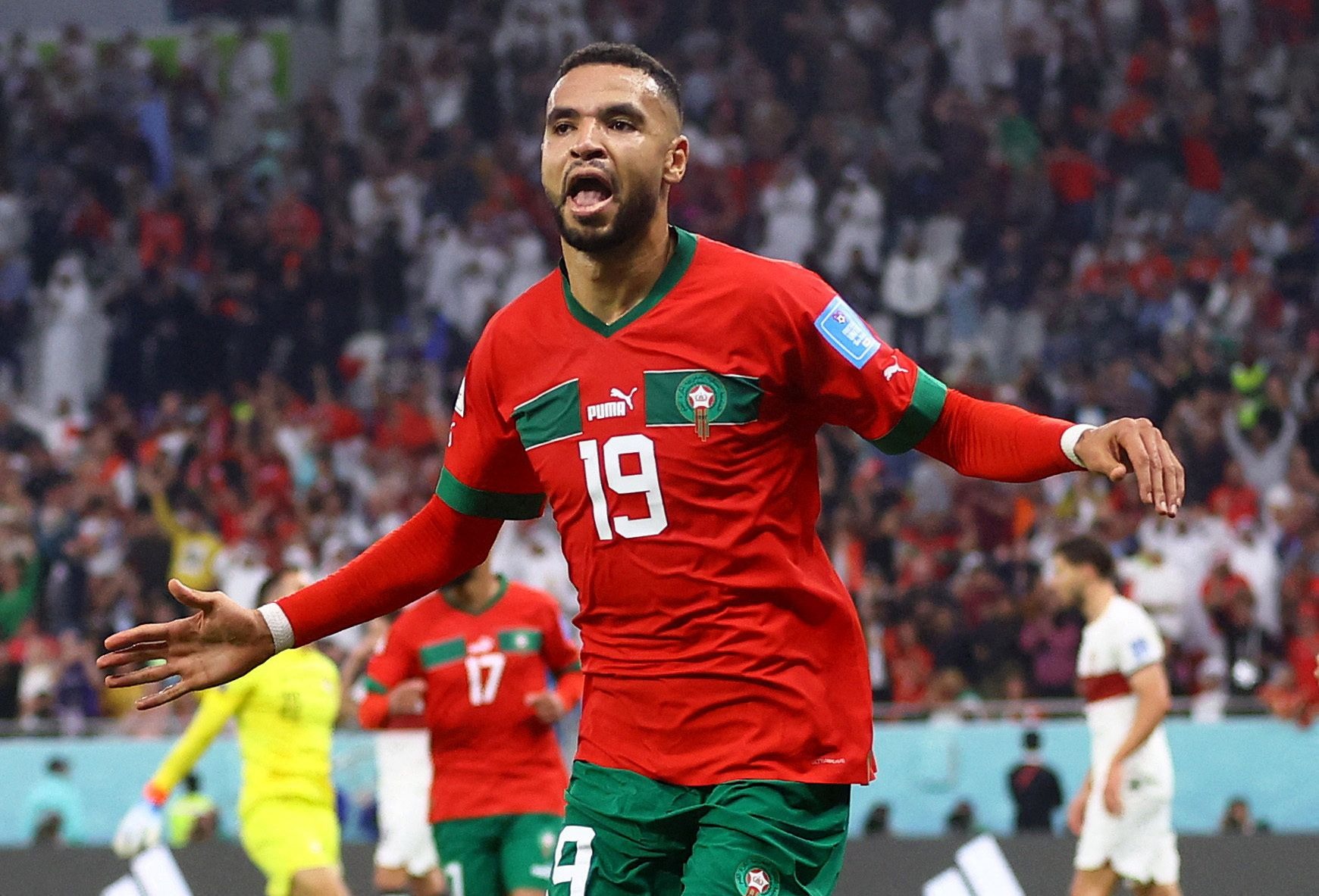 Dijuluki Pahlawan Maroko Youssef En-Nesyri Pecahkan Rekor Gol Sundulan