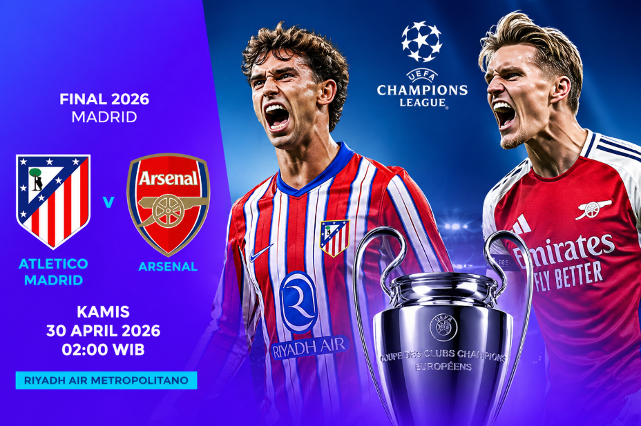 Prediksi Liga Champions UEFA: Atletico Madrid vs Arsenal – 30 April 2026